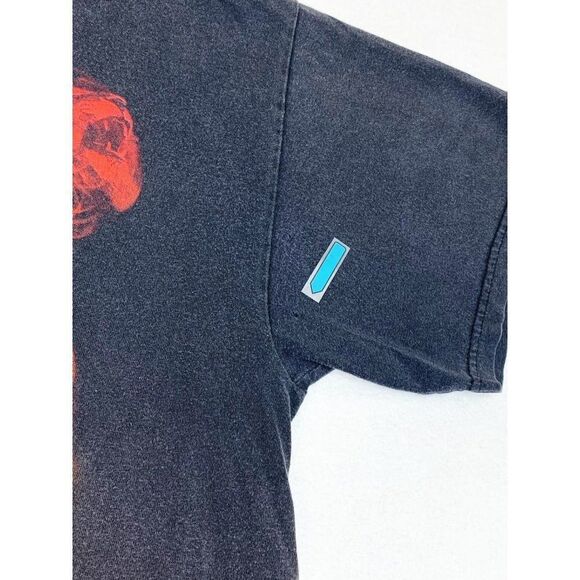 Vintage Y2K Bob Marley T-Shirt 1X Faded Black Distressed - Picture 8 of 9